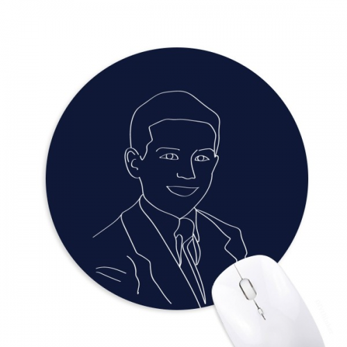 USA President Person Joseph Child Shape Mouse Pad Comfortable Game Office Mat