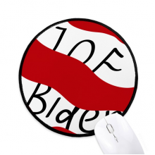 美国总统人物拜登国旗名字 圆形游戏办公橡胶黑边电脑鼠标垫