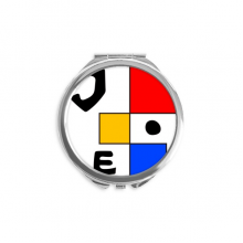 amepresident person joe colorful square hand compact mirror round portable pocket glass