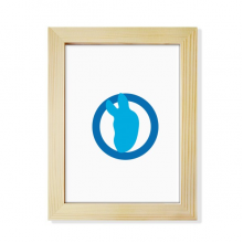 amepolitics brief joe profile sketch desktop adorn photo frame display art painting wooden
