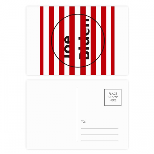 amepresident person joseph flag postcard set birthday mailing thanks greeting card