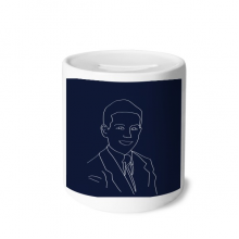 usa president person josephshape my box cerac coin case piggy bank usa president person josephshape my box cerac coin case piggy bank