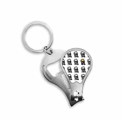 USA President Person Joseph Colorful Repeat Fingernail Clipper Cutter Opener Key Chain Scissor