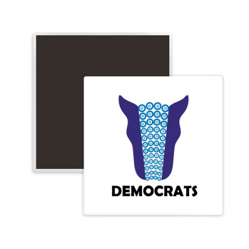 amepresident figure biden blue democracy square ceracs fridge magnet keepsake memento