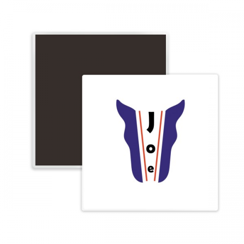 美国党徽形象约瑟夫民主名字 方形陶瓷冰箱磁铁贴2枚