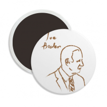 amepresident person joe profile sketch round ceracs fridge magnet keepsake decoration amepresident person joe profile sketch round ceracs fridge magnet keepsake decoration