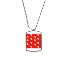 United States President Person Joe Red Profile Stainless Steel Chain Dog Tag Pendant Pet Necklace