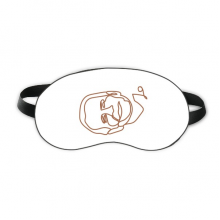 USA President Individual Biden Art Profile Sleep Eye Shield Soft Night Blindfold Shade Cover