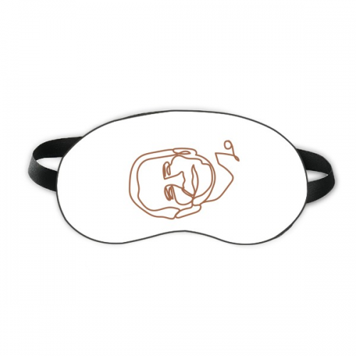 USA President Individual Biden Art Profile Sleep Eye Shield Soft Night Blindfold Shade Cover