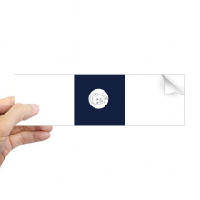 美国总统人物拜登蓝色国旗 矩形保险杠贴纸笔记本窗户车身贴