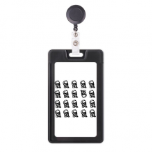 美国总统形象乔排列特异 易拉扣挂绳证件胸卡套