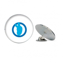 amepolitics brief joe profile sketch round metal tack hat pin brooch