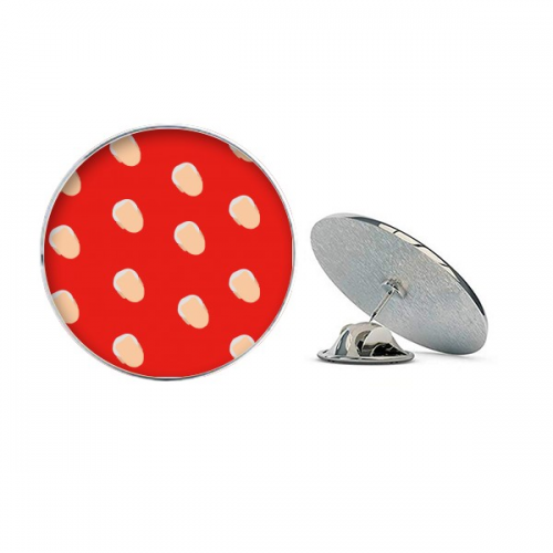 美国总统人物拜登红色头像 银色金属饰钉胸针装饰