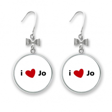 amepresident individual biden love name bow ears drop stud pierced hook