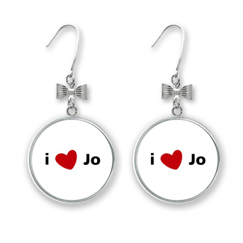 amepresident individual biden love name bow ears drop stud pierced hook