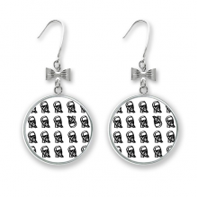 美国总统形象乔排列特异 蝴蝶结耳挂耳环耳坠首饰