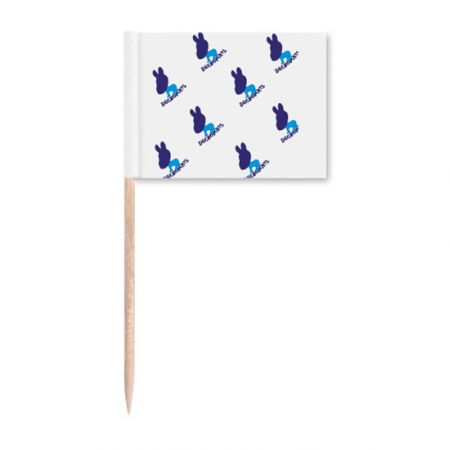 United States Democracy Joe Figure Blue Repeat Toothpick Flags Marker Topper Party Decoration