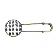 美国总统形象乔排列特异 复古金属胸针挂钩别针