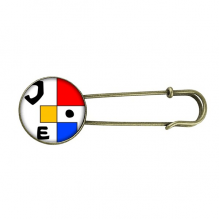 amepresident person joe colorful square retro metal brooch pin clip jewelry