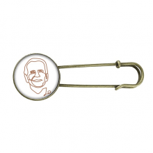 USA President Individual Biden Art Profile Retro Metal Brooch Pin Clip Jewelry USA President Individual Biden Art Profile Retro Metal Brooch Pin Clip Jewelry