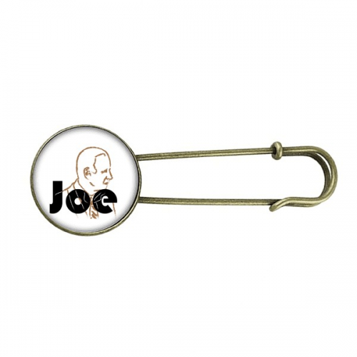 USA President Person Joseph Profile Art Retro Metal Brooch Pin Clip Jewelry USA President Person Joseph Profile Art Retro Metal Brooch Pin Clip Jewelry