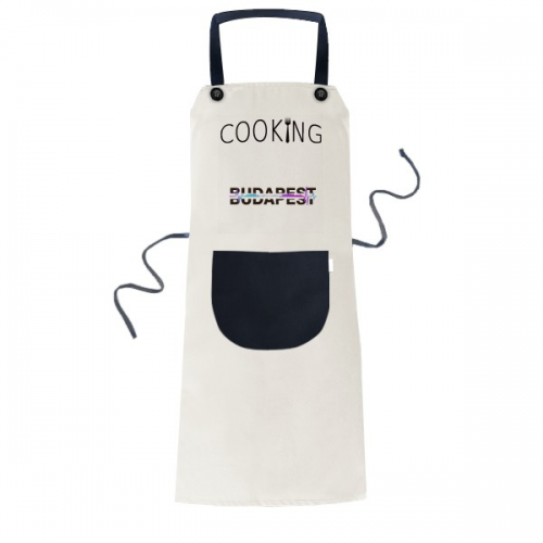 Urban Radio Budapest Architecture Kitchen Pocket Pinafore Adjustable Bib Apron Soft Chef