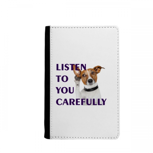 Seriously Listen Dogs Pets People Passport Holder Notecase Burse Wallet Cover Card Purse