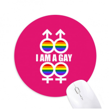 I Am A  LGBT Rainbow Mouse Pad Comfortable Game Office Mat