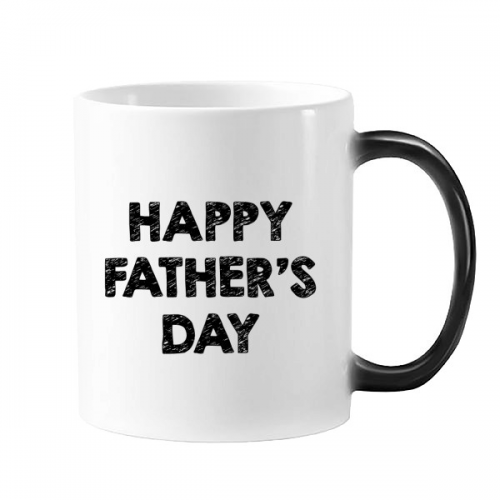 Love Papa Happy Father Day Mug Changing Color Cup Morphing Heat Sensitive 12oz