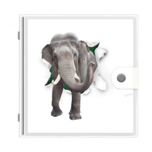 Animal Paper Breaks Impact Elephants Photo Album Wallet Wedding Family 4x6 Animal Paper Breaks Impact Elephants Photo Album Wallet Wedding Family 4x6