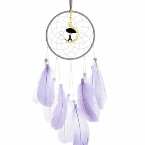 Eiffel Tower Paris France Dream Catcher Wall Hanging Feather Decor