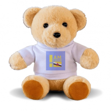 I Am From Brunei Art Deco  Fashion BearAnimal PlushHoodie Doll