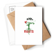 Flag Root Faly Palestine Postcards Envelopes Blank Note Cards Mailing