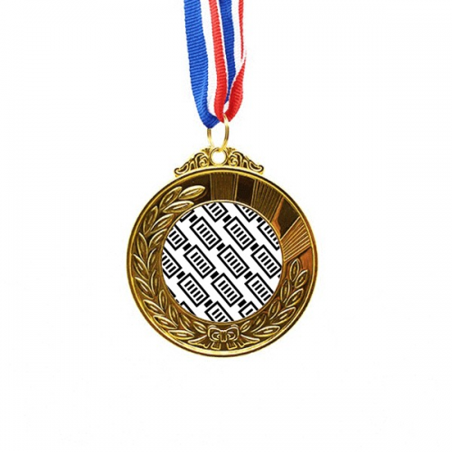 Battery Endurance Energy Stamp Pattern Gold Award Winner Medal First Place Ribbon
