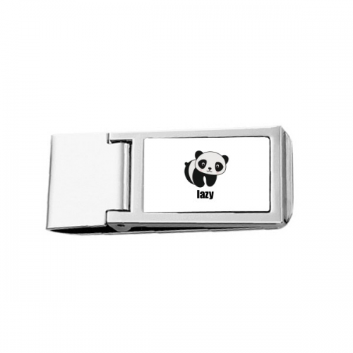 Lazy Lovely Cartoon Panda Cat Fat Slim Money Clip Stainless Holder Pocket Wallet Lazy Lovely Cartoon Panda Cat Fat Slim Money Clip Stainless Holder Pocket Wallet