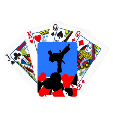 Japanese Taekwondo Outline Martial Symbol Poker Playing Card Classic Game